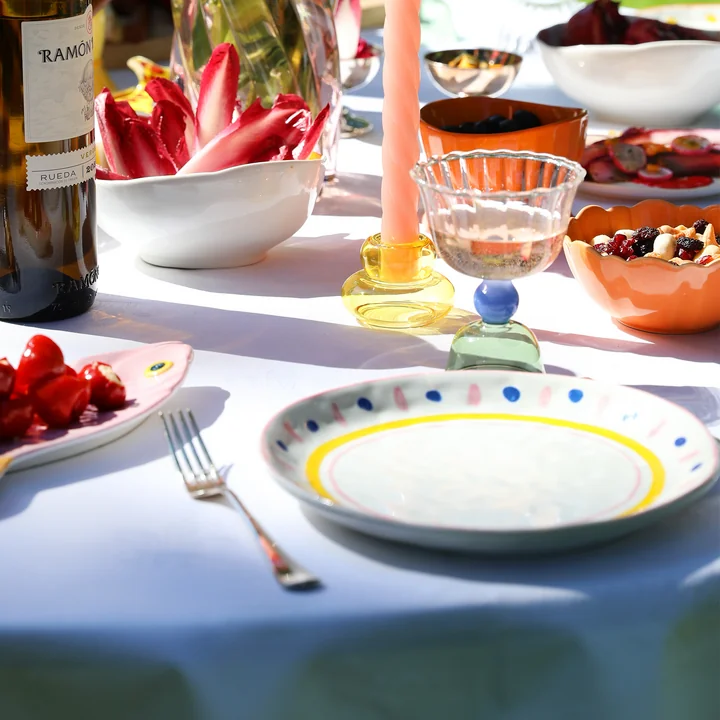 & klevering - Boavista bord Ø 21,5 cm, multi