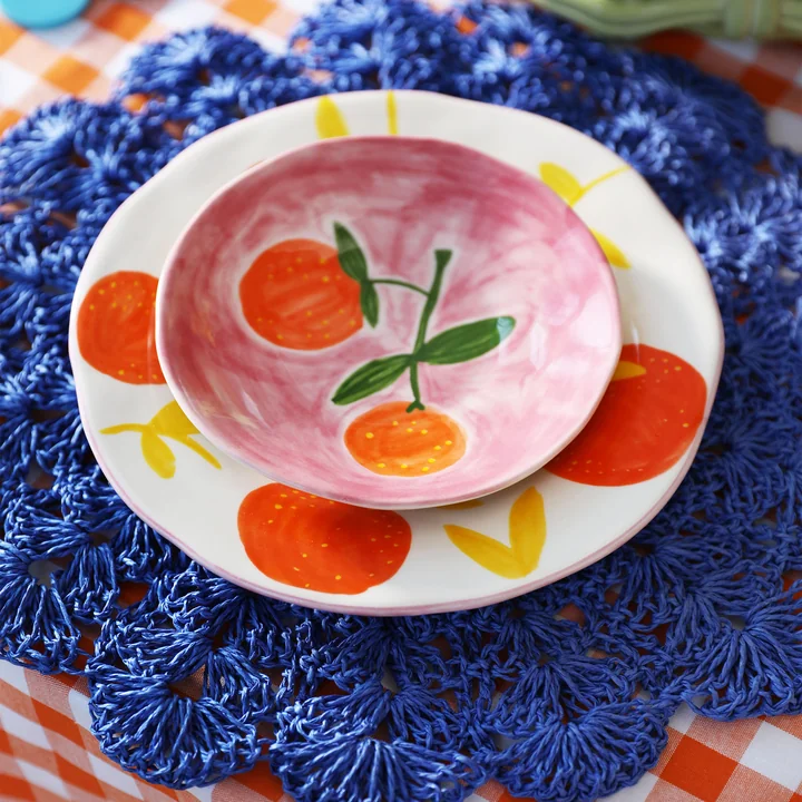 & klevering - Oranje bord, takje