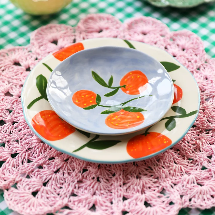 & klevering - Oranje bord, takje