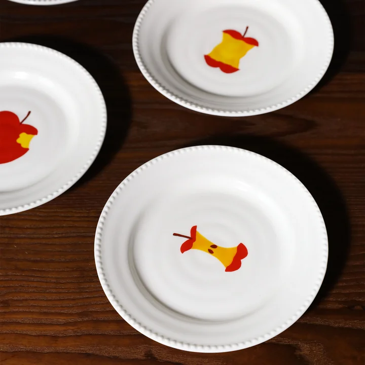 & klevering - Haines bord, Ø 17 cm, veelkleurig (set van 4)