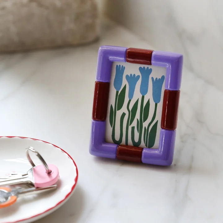 & klevering Rift - Fotolijst, 7,5 x 10 cm, paars / bordeaux