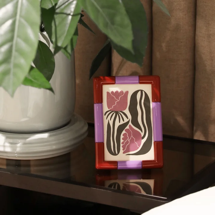 & klevering Rift - Fotolijst, 13 x 18 cm, bordeaux / paars