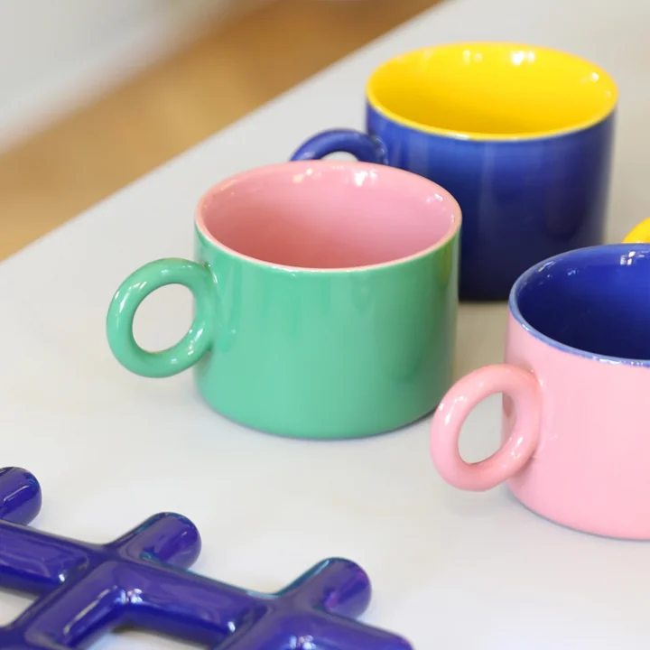 & klevering Chiquito - Mok, 0,2 L, veelkleurig (set van 4)