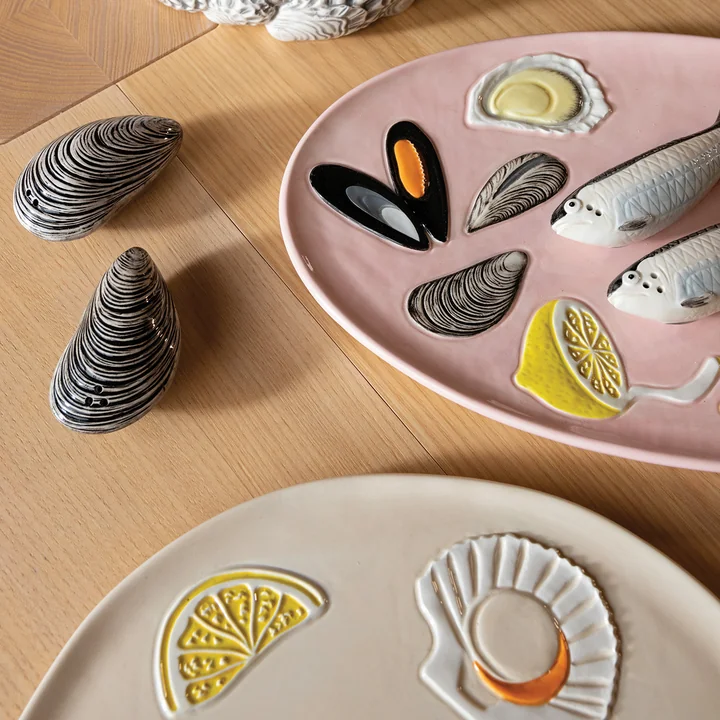 & klevering - De la mer serveerschalen