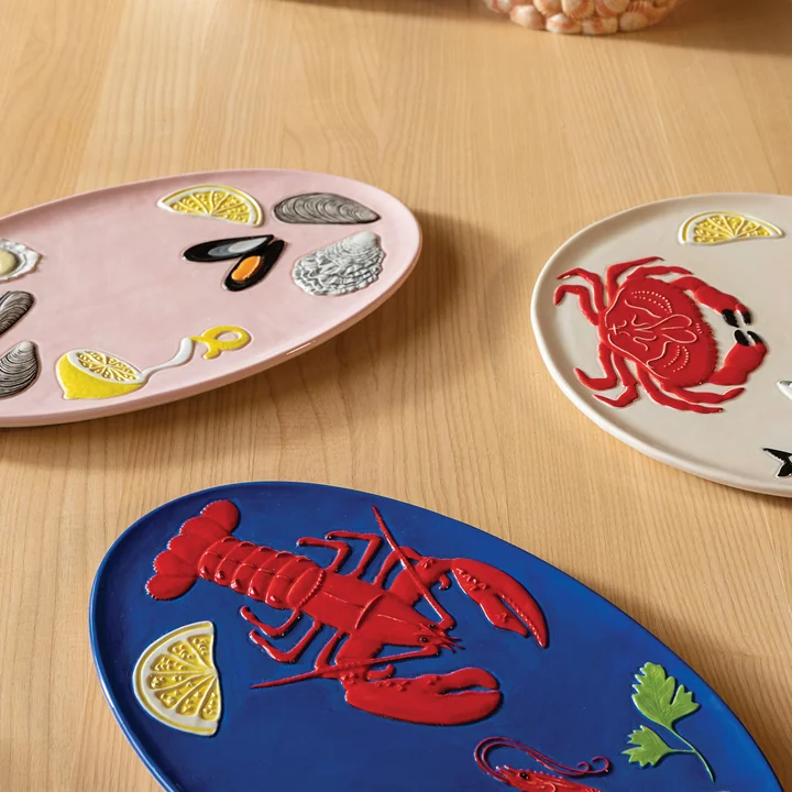 & klevering - De la mer serveerschalen