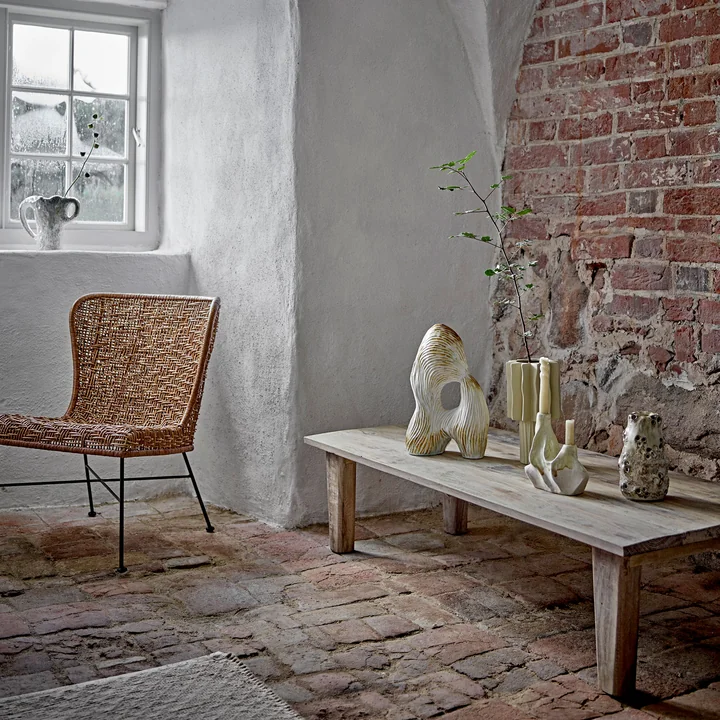 Somme loungestoel, natuurlijk rotan van Bloomingville