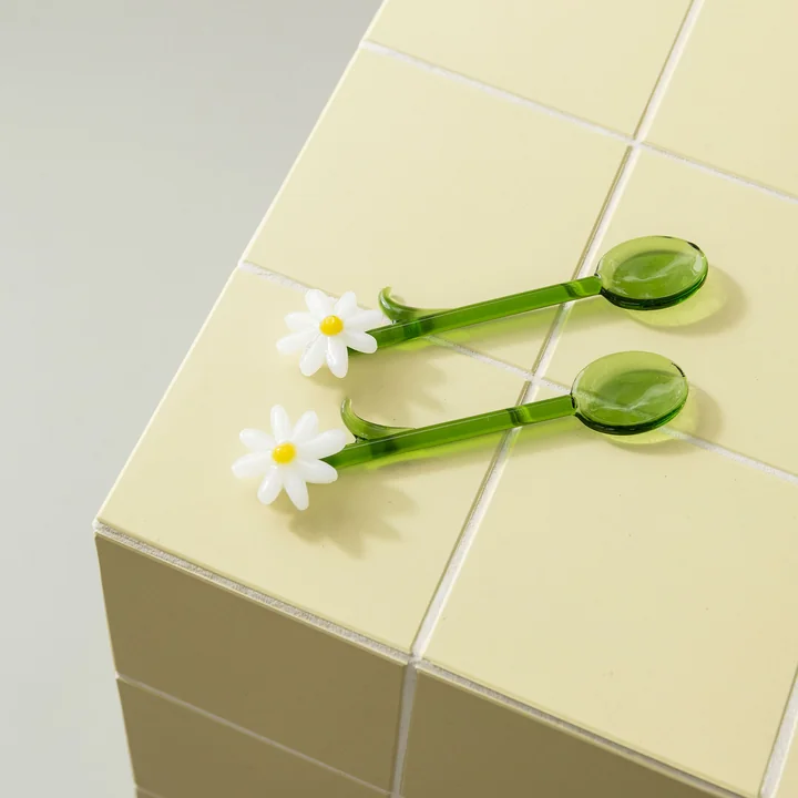 Flora lepel, wit (set van 2) van & klevering