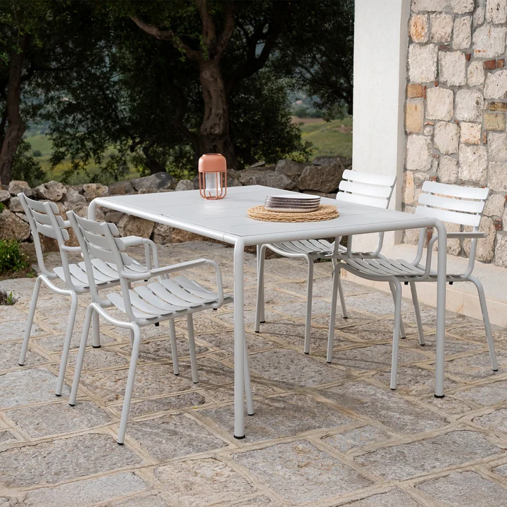 HOUE - Alua Outdoor Dining stoel, gedempt wit