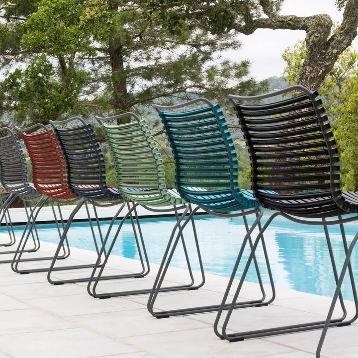 HOUE - CLICK Eetkamerstoel voor buiten, zwart