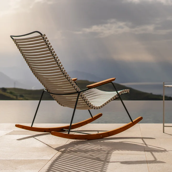 HOUE - CLICK Outdoor Schommelstoel, beige