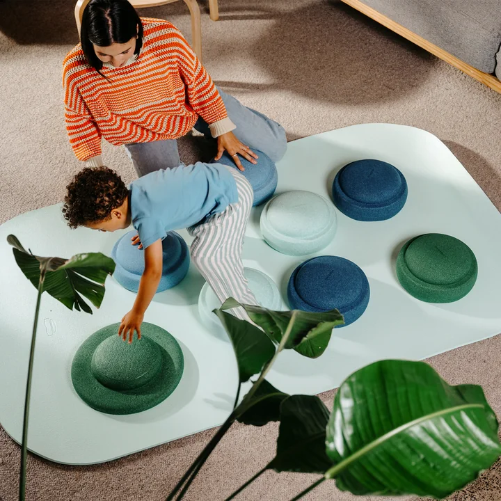 Stapelstein® - Origineel + Bord, Waters & Greens Complete set (8 stuks)