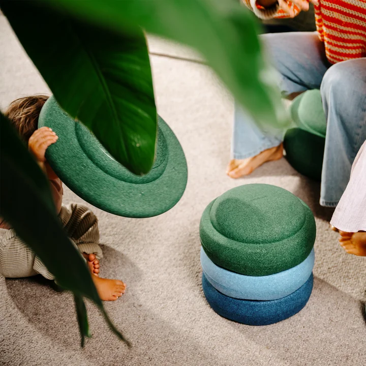 Stapelstein® - Origineel + Bord, Waters & Greens Set (7 stuks)