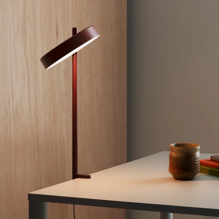 Wästberg - w242 Pastille aluminium LED-klemlicht c2, oxide rood RAL 3010