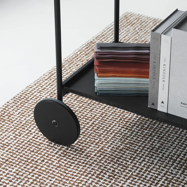 Normann Copenhagen - Flick vloerkleden off white / bruin