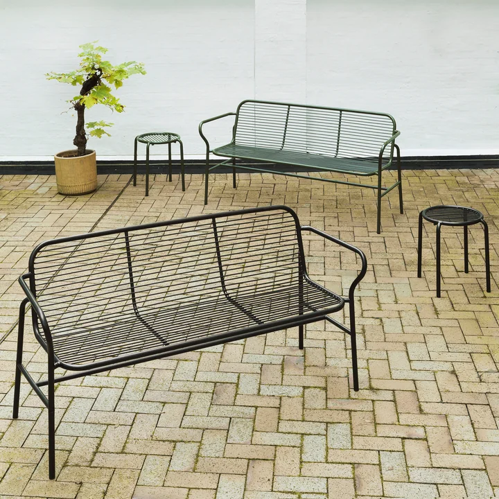 Normann Copenhagen - Vig Eetkamerbank en Kruk