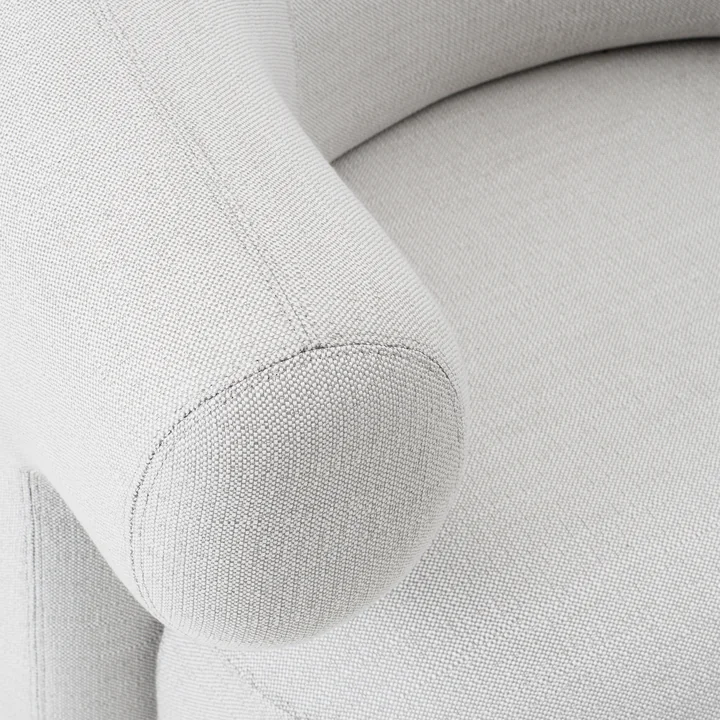 Normann Copenhagen - Burra buiten lounge stoel met draaifunctie, wolf (Wander J617)