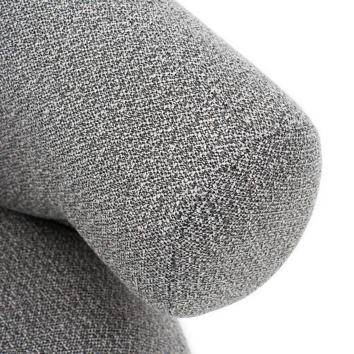 Normann Copenhagen - Burra buiten lounge stoel met draaifunctie, fluister (Savane J349)