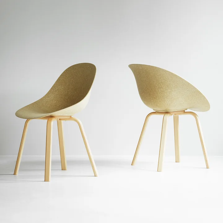 Normann Copenhagen - Mat stoel en fauteuil, hennep