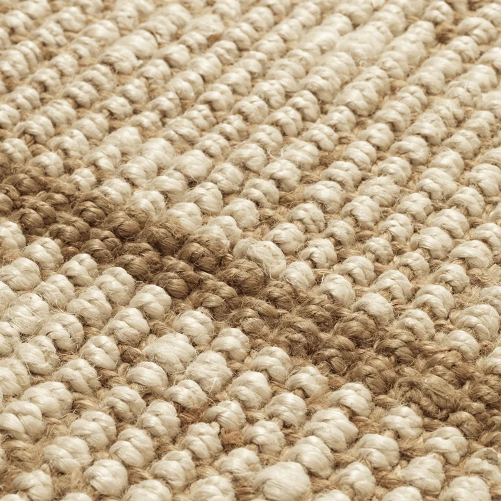 Ferm Living - Vloerkleed Athens Stripes, naturel / gebroken wit