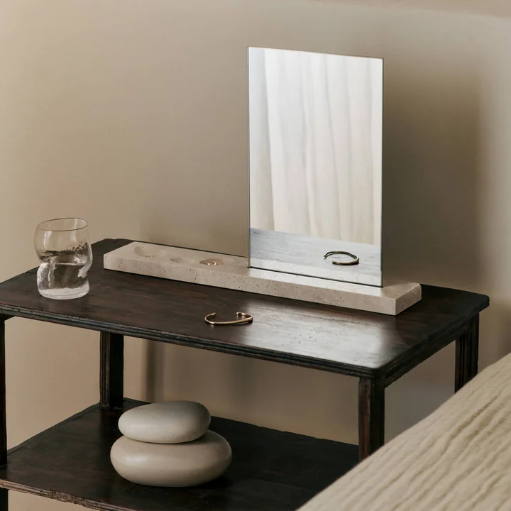 Ferm Living - Caseta tafelspiegel, beige