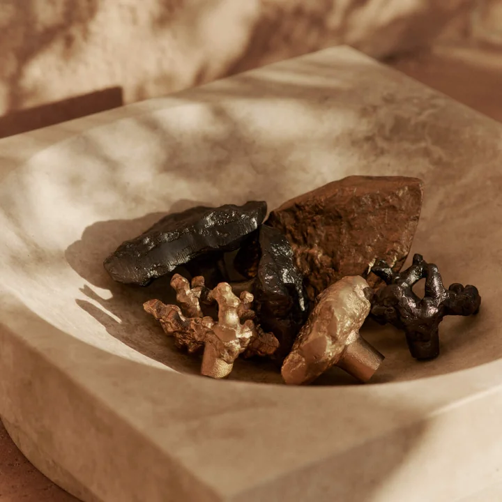 Ferm Living - Kamerhaak, zwart en messing