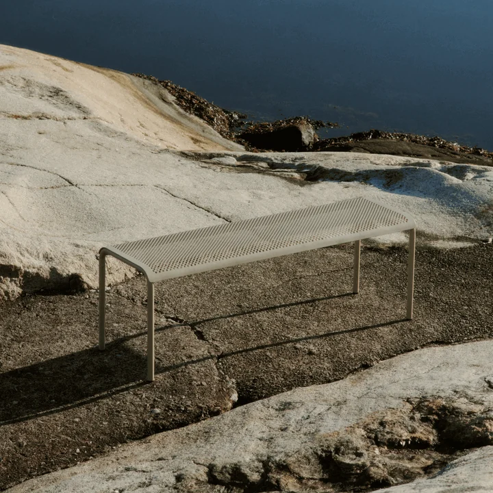 Ferm Living - Dapple Tuinbank, 130 cm, kasjmier