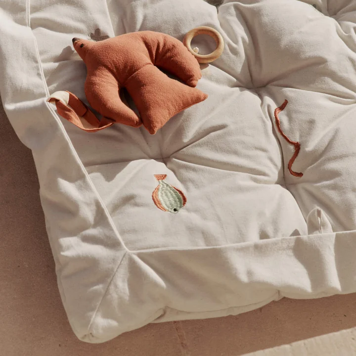 Ferm Living - Habour speelmat, 100 x 100 cm, naturel