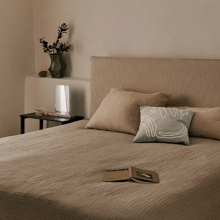 Ferm Living - Jot kussen, 50 x 50 cm, iepengroen