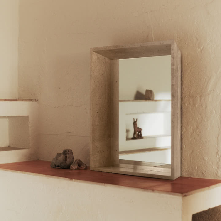 Ferm Living - Lancetspiegel, 53 x 63,5 cm, zand