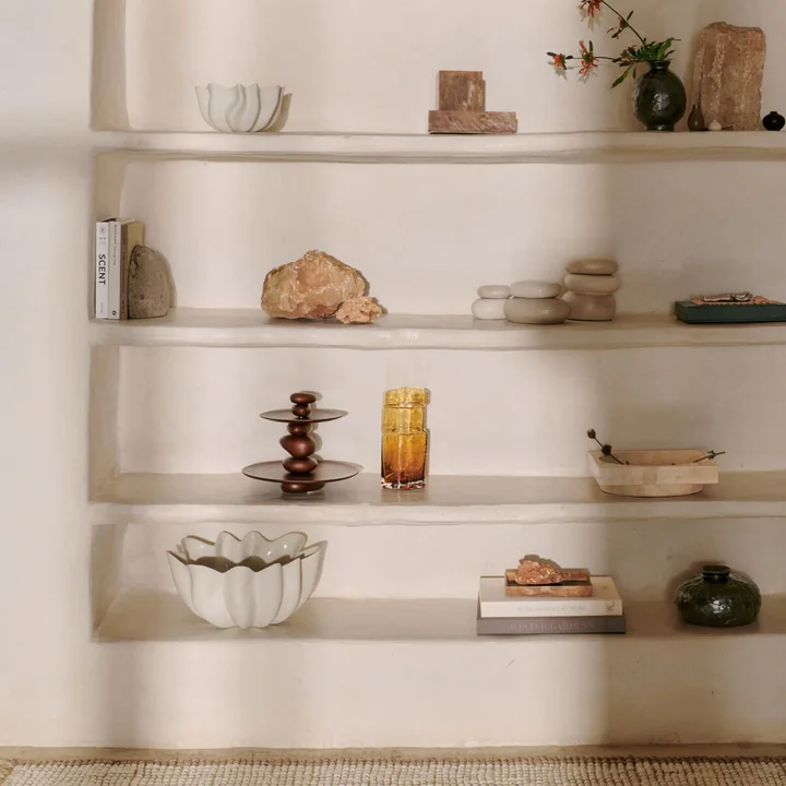 Ferm Living - Nium kom, gebroken wit