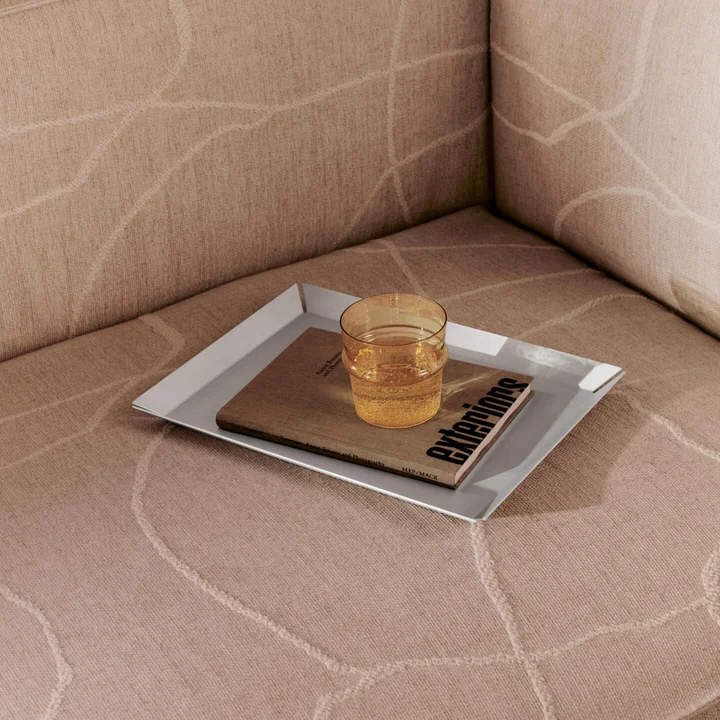 Ferm Living - Pers brievenbakje, 25 x 34 cm, zilver