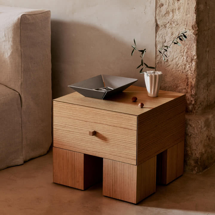 Ferm Living - Persbak, hoog, 21 x 30 cm, zilver