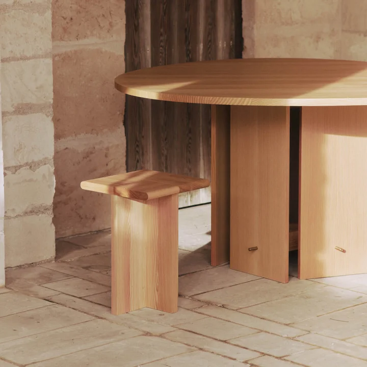 Ferm Living - Sala bijzettafel, h 45 cm, geolied douglasspar