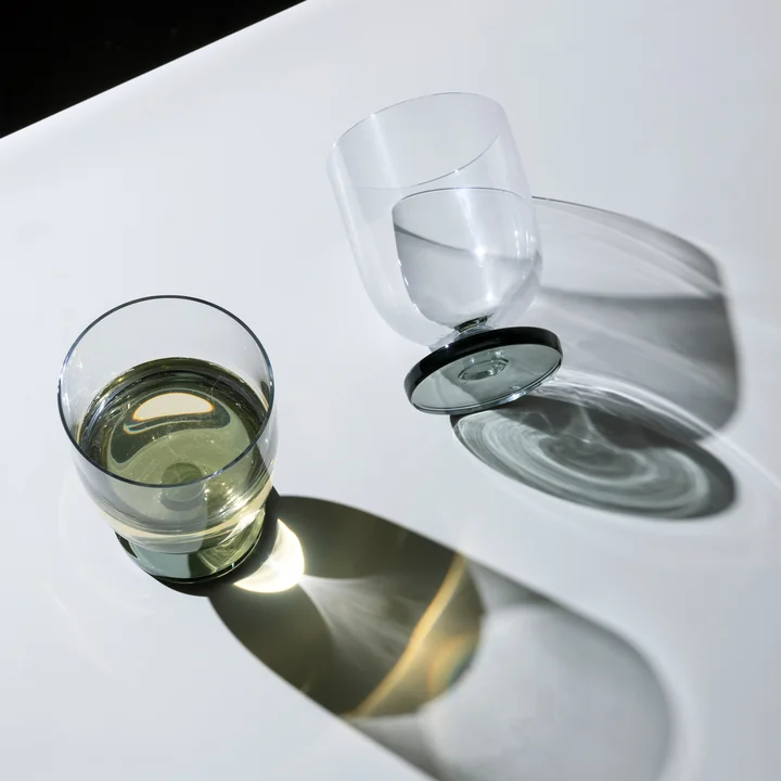 Tom Dixon - Puck waterglas, smoke (set van 2)