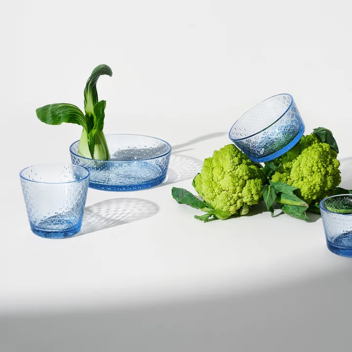 Iittala - Tundra kommen en glazen, aqua