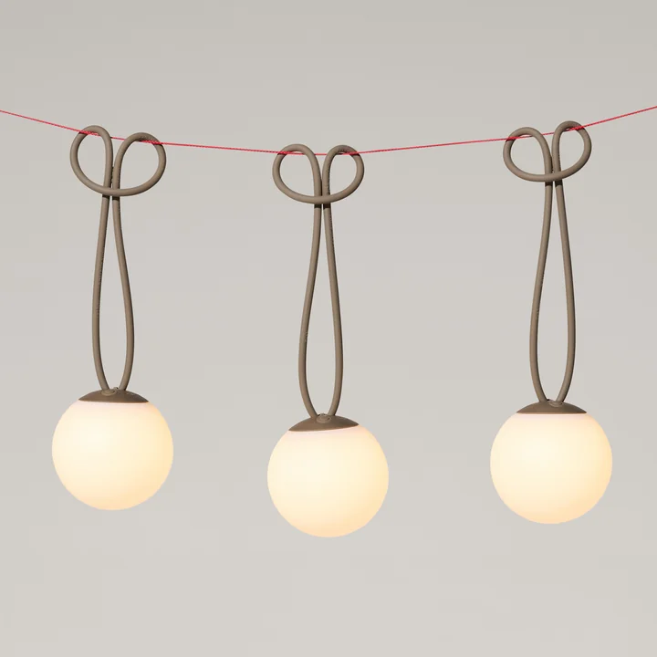 Fatboy - Bolleke Mini Hanglamp, taupe (set van 3)