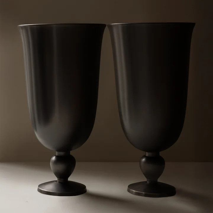 Audo - Pavot Vaas, h 28,7 cm, donkerbruin