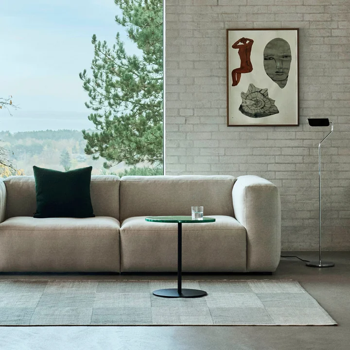 HAY - Pyro bijzettafel, Ø 45 cm, zwart / zwart