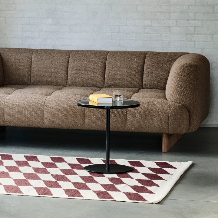 HAY - Pyro bijzettafel, Ø 45 cm, zwart / zwart