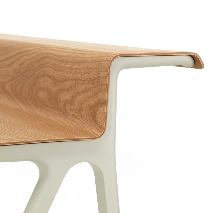 Vitra - Courier Bureau, licht eiken / krijt