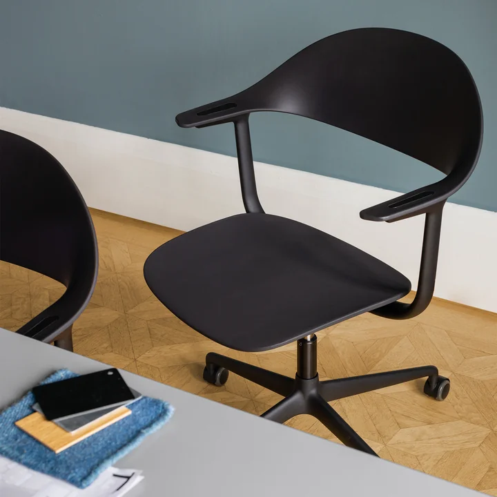 Vitra - Mynt Bureaustoel, basic dark / diepzwart