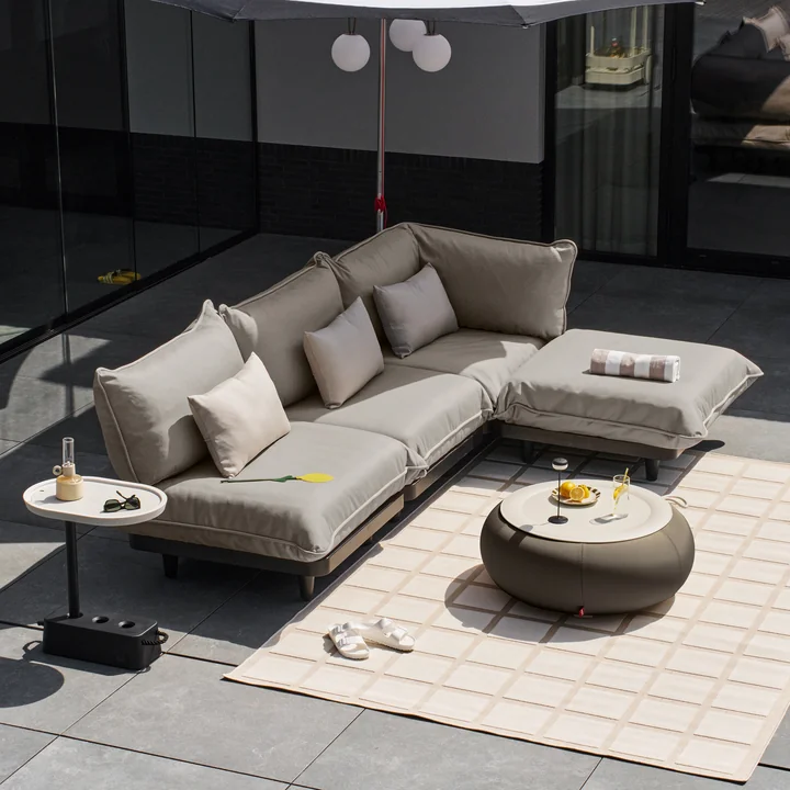 Fatboy - Paletti Outdoor Set, groot, grey taupe (Exclusive Edition)