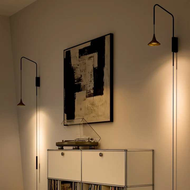 Artemide - Unterlinden LED wandlamp, messing