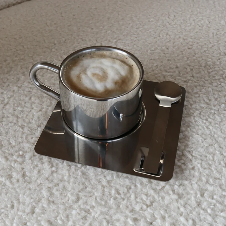 Nichba Design - Koffieset, roestvrij staal