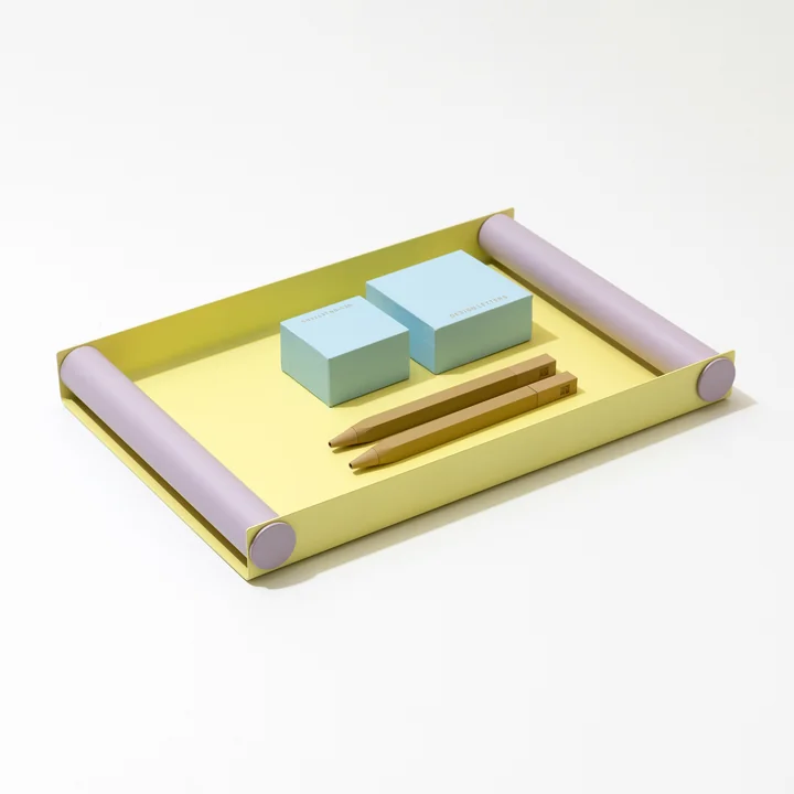 Design Letters - Ray Dienblad, medium, geel / lavendel