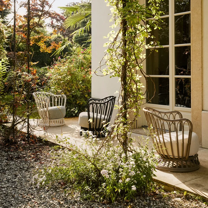 Grace Loungestoel voor buiten van Gubi