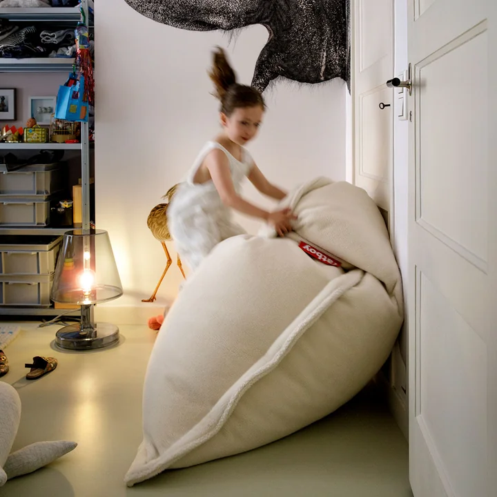 Fatboy - Original Slim Teddy zitzak, gebroken wit