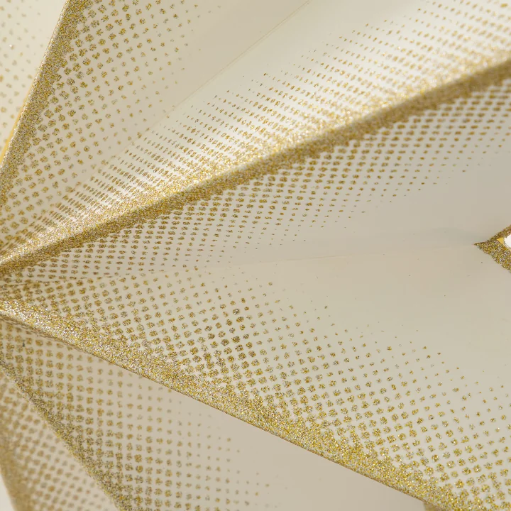 House Doctor - 9 Point Kerstster, gebroken wit / champagne