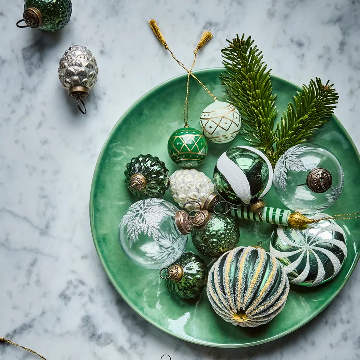 House Doctor - Candle Ornamenten, groen