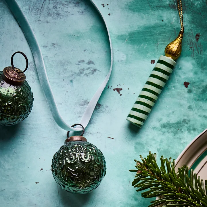 House Doctor - Candle Ornamenten, groen